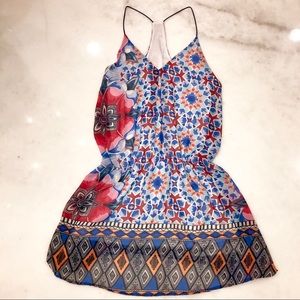 Black/Bead flowy dress